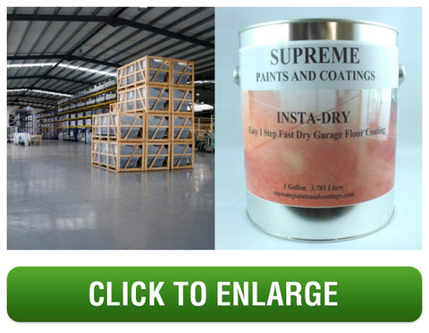 3. INSTA-DRY - FAST DRYING CONCRETE FLOOR PAINT - 1 GALLON
