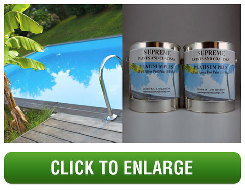 2. PLATINUM PLUS - 2 PART EPOXY POOL PAINT 1:1 MIX (2 GALLON KIT)