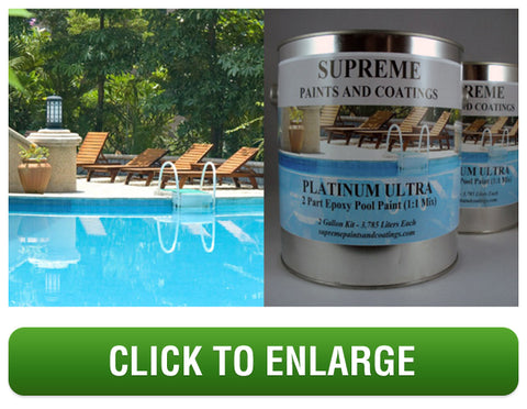 1. PLATINUM ULTRA - 2 PART EPOXY POOL PAINT 1:1 MIX (2 GALLON KIT)