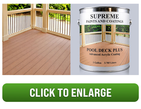 5. POOL DECK PLUS - ADVANCED ACRYLIC DECK PAINT - 1 GALLON